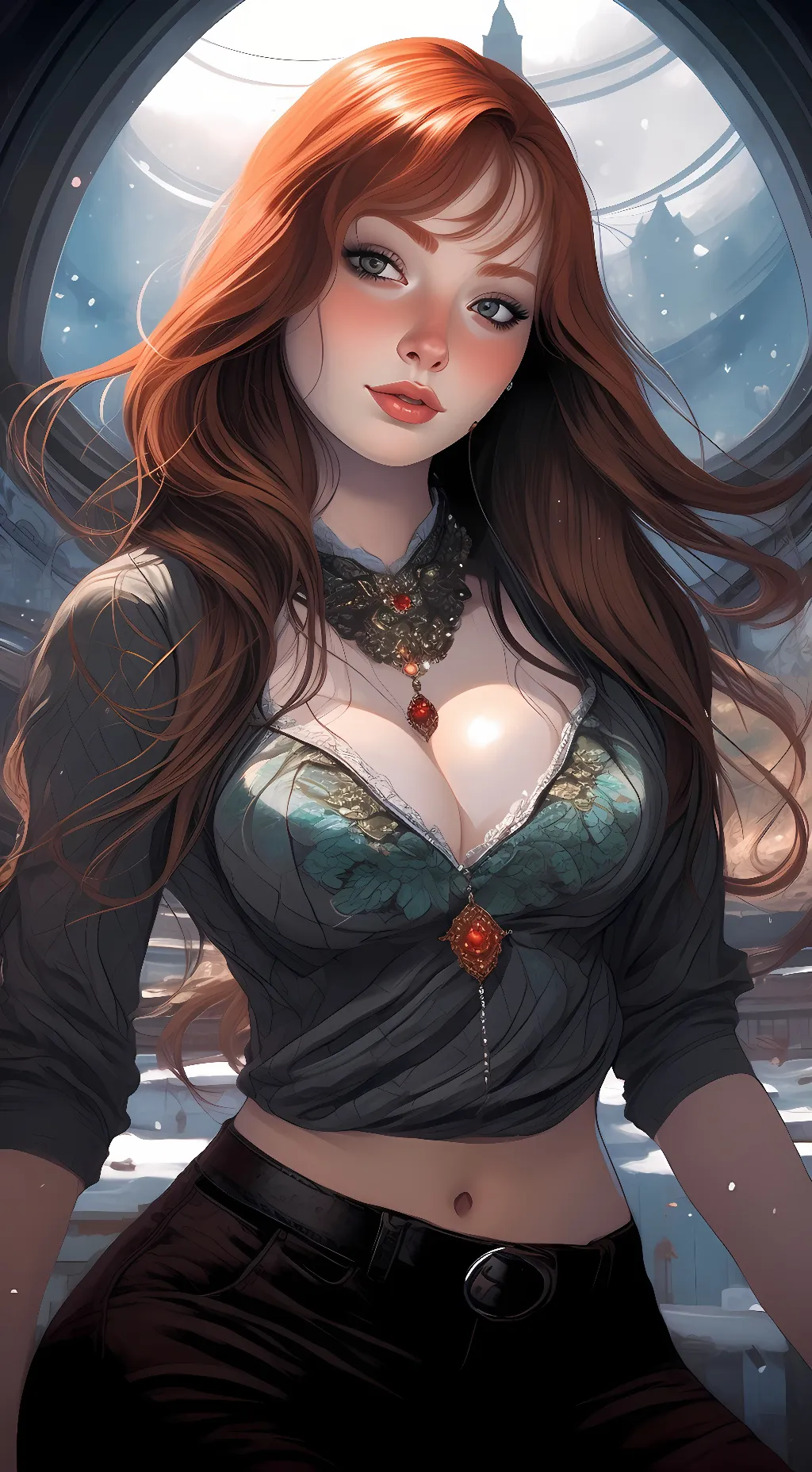 ai character: Addison  background