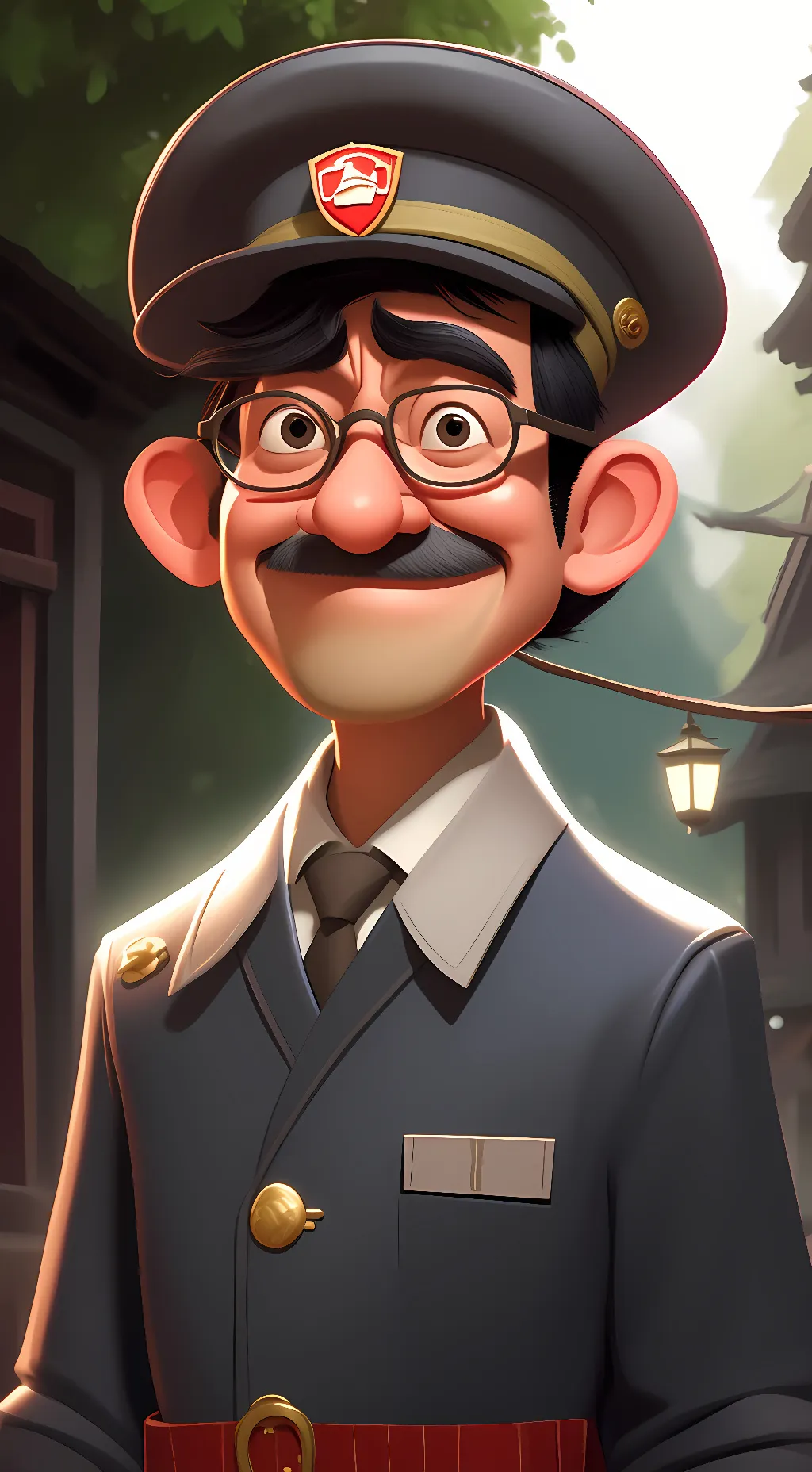 ai character: polar conductor  background