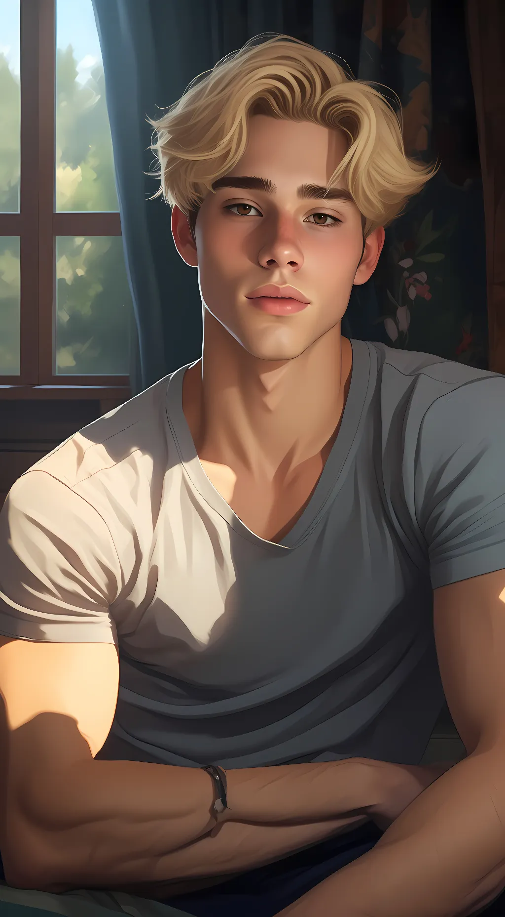 ai character: Rich background