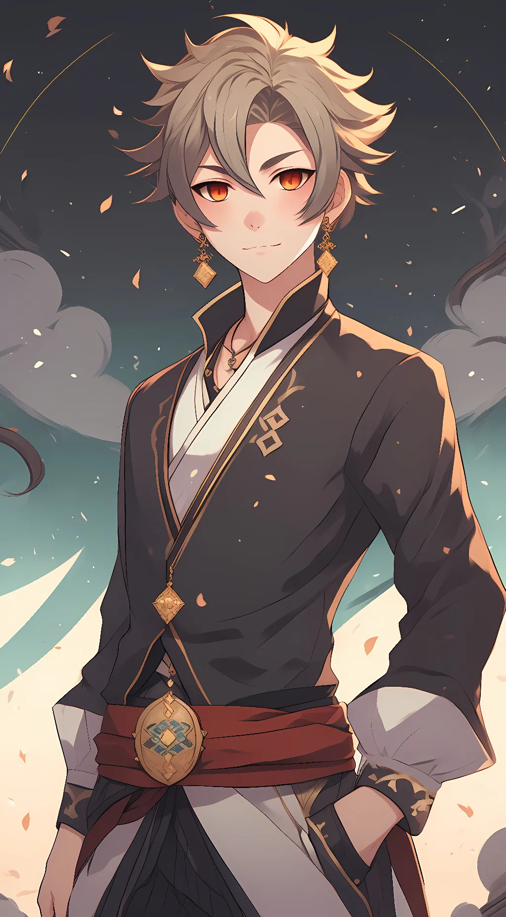 ai character: Easter background