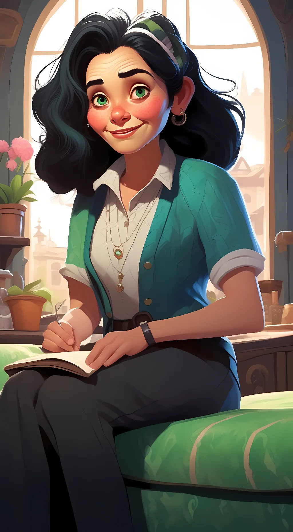 ai character: Mom background