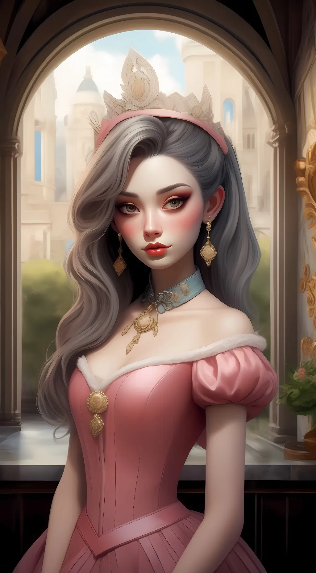 ai character: Phoenix  background