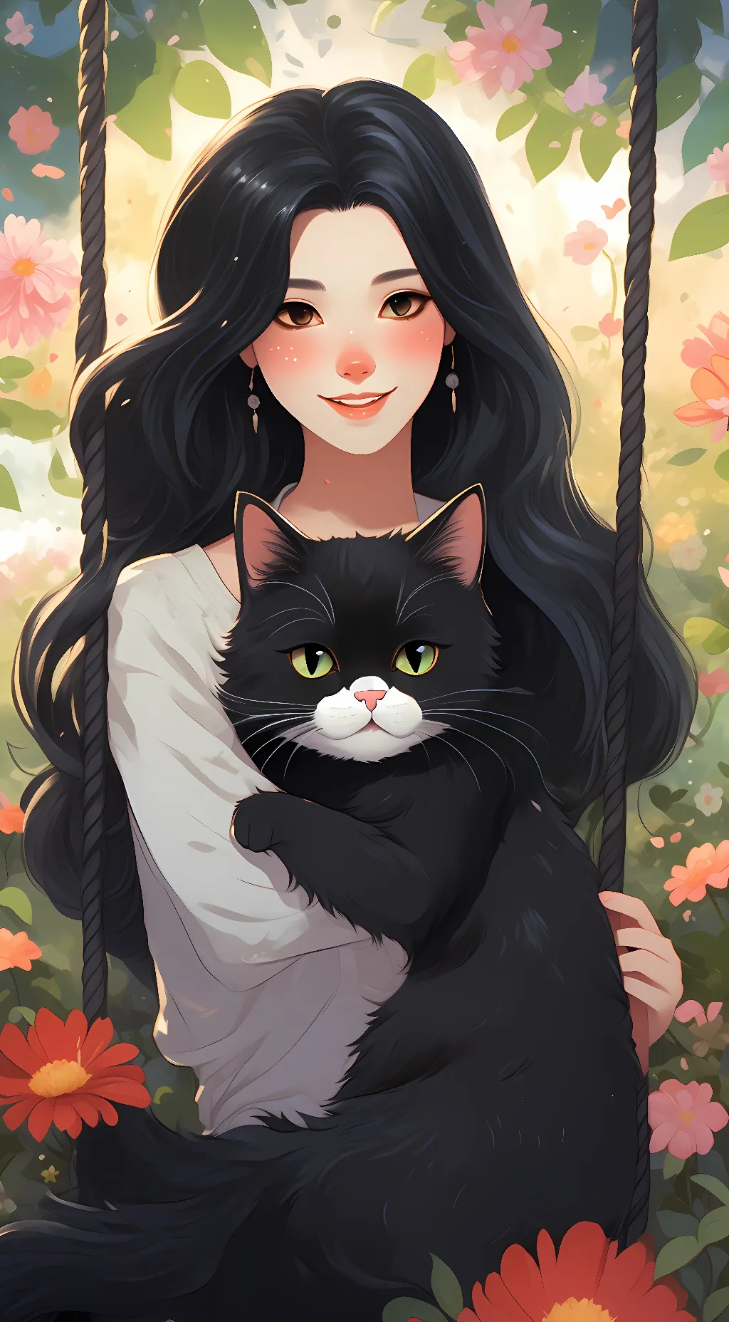 ai character: Ella background