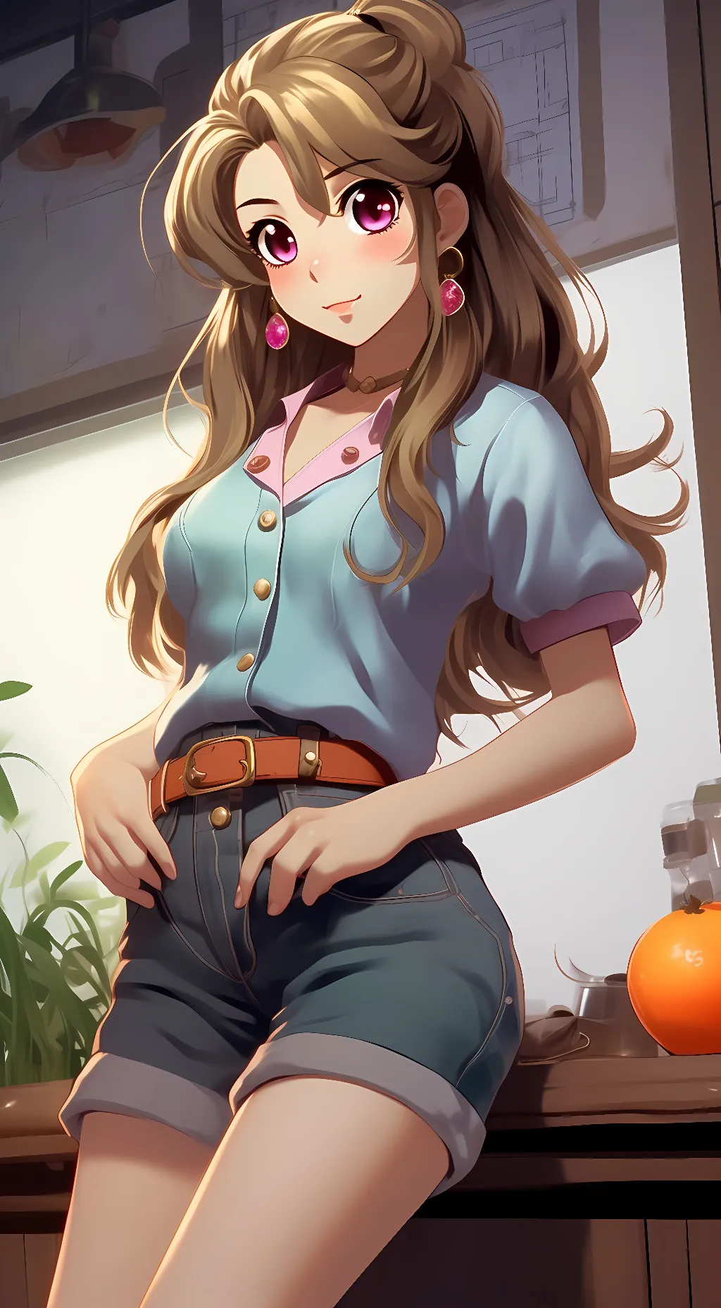 ai character: Saya kiseki background