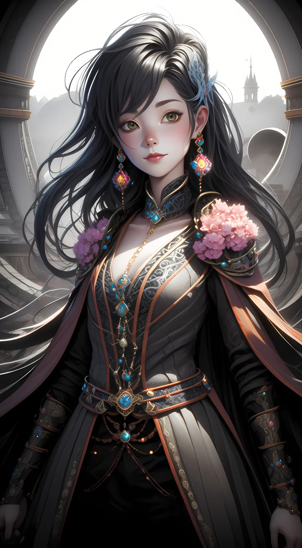 ai character: Crystal background