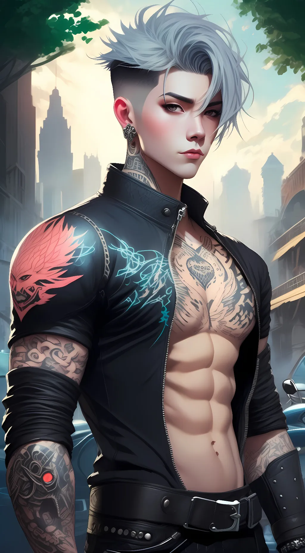 ai character: }Liam{ background