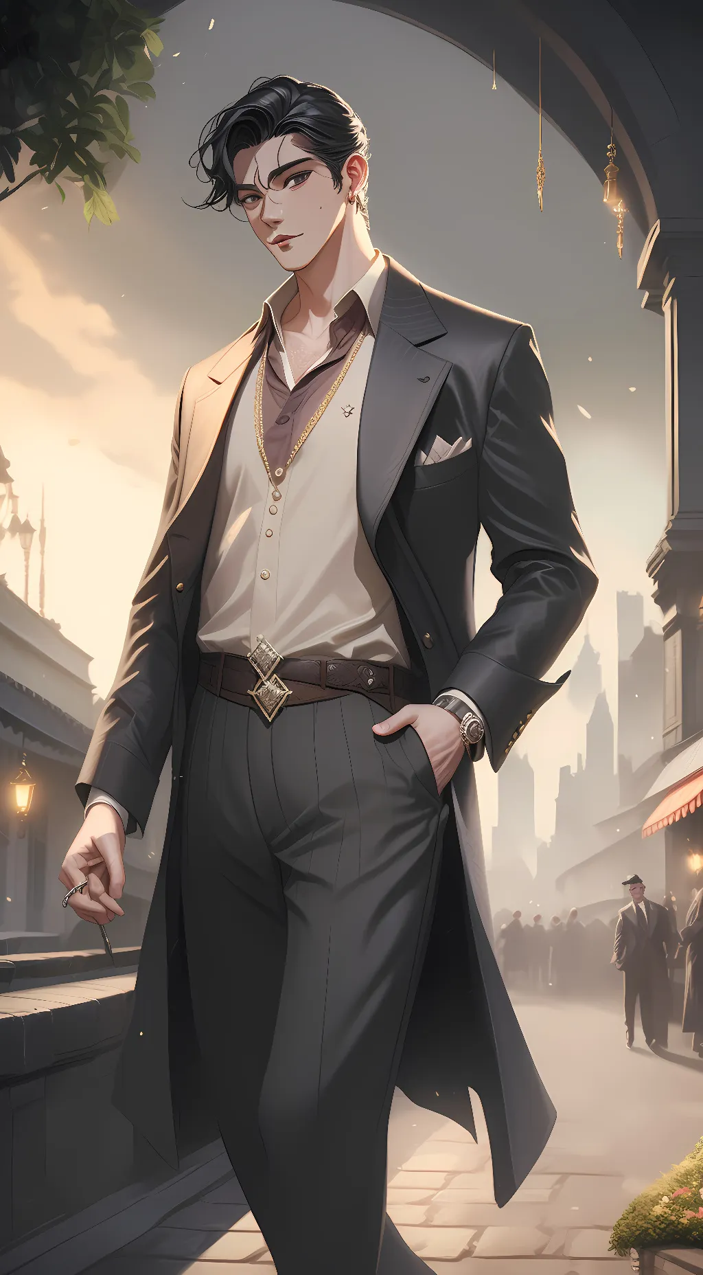 ai character: Oliver Simmons background