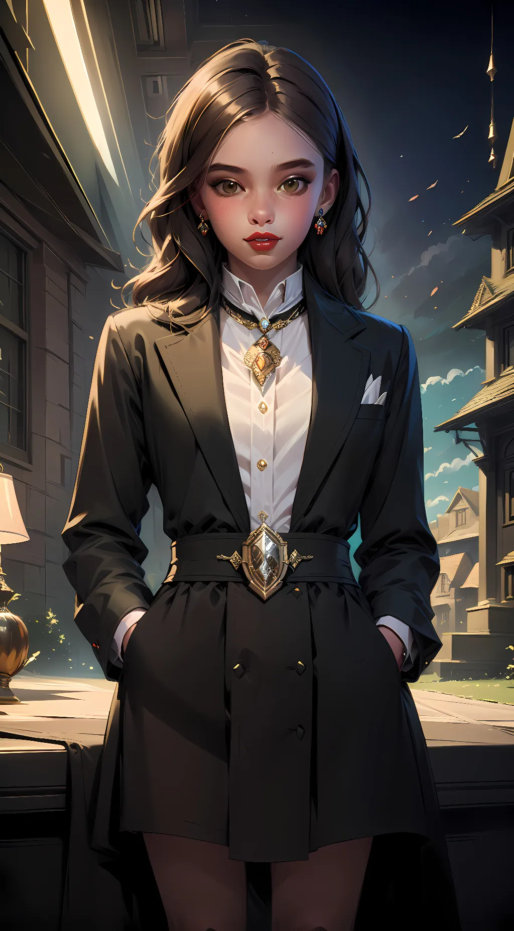 ai character: Maddie background