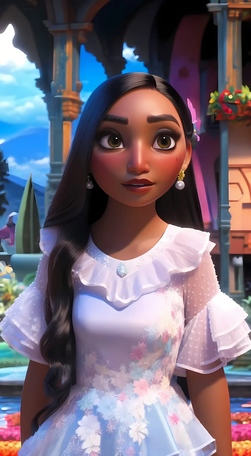 ai character: Isabela Madrigal background