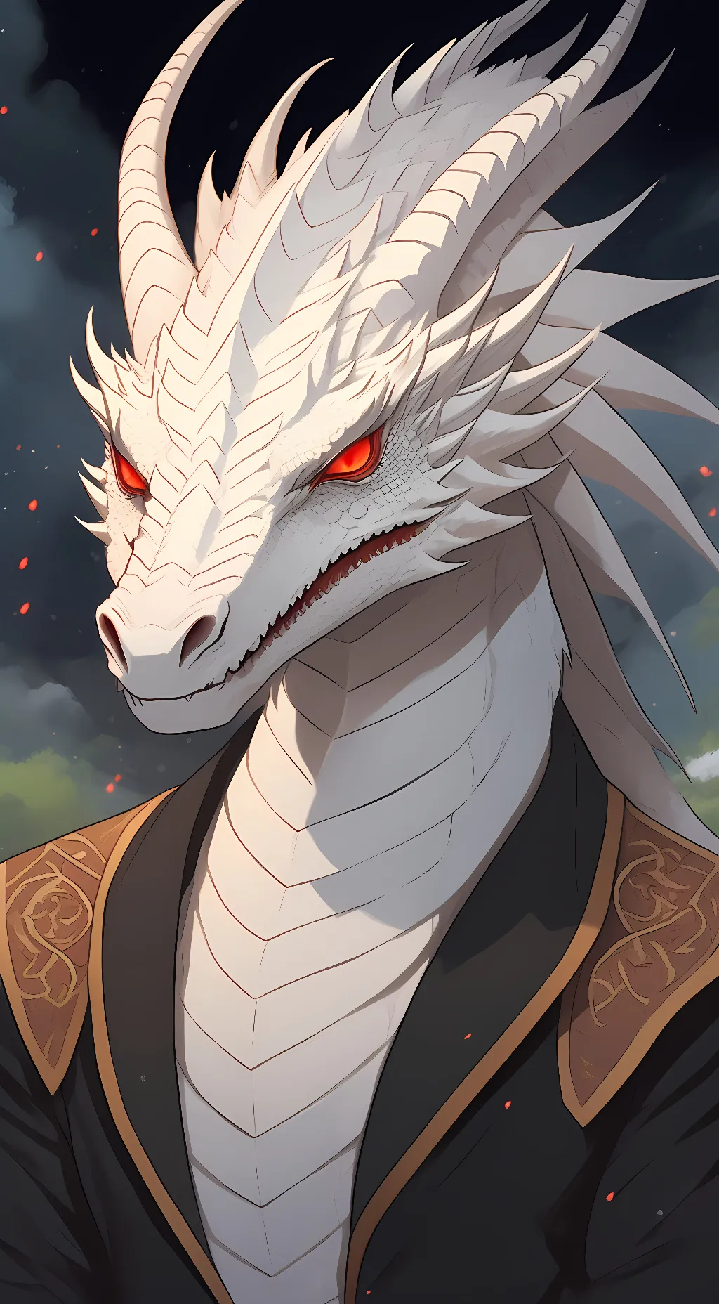 ai character: Albino Claine background