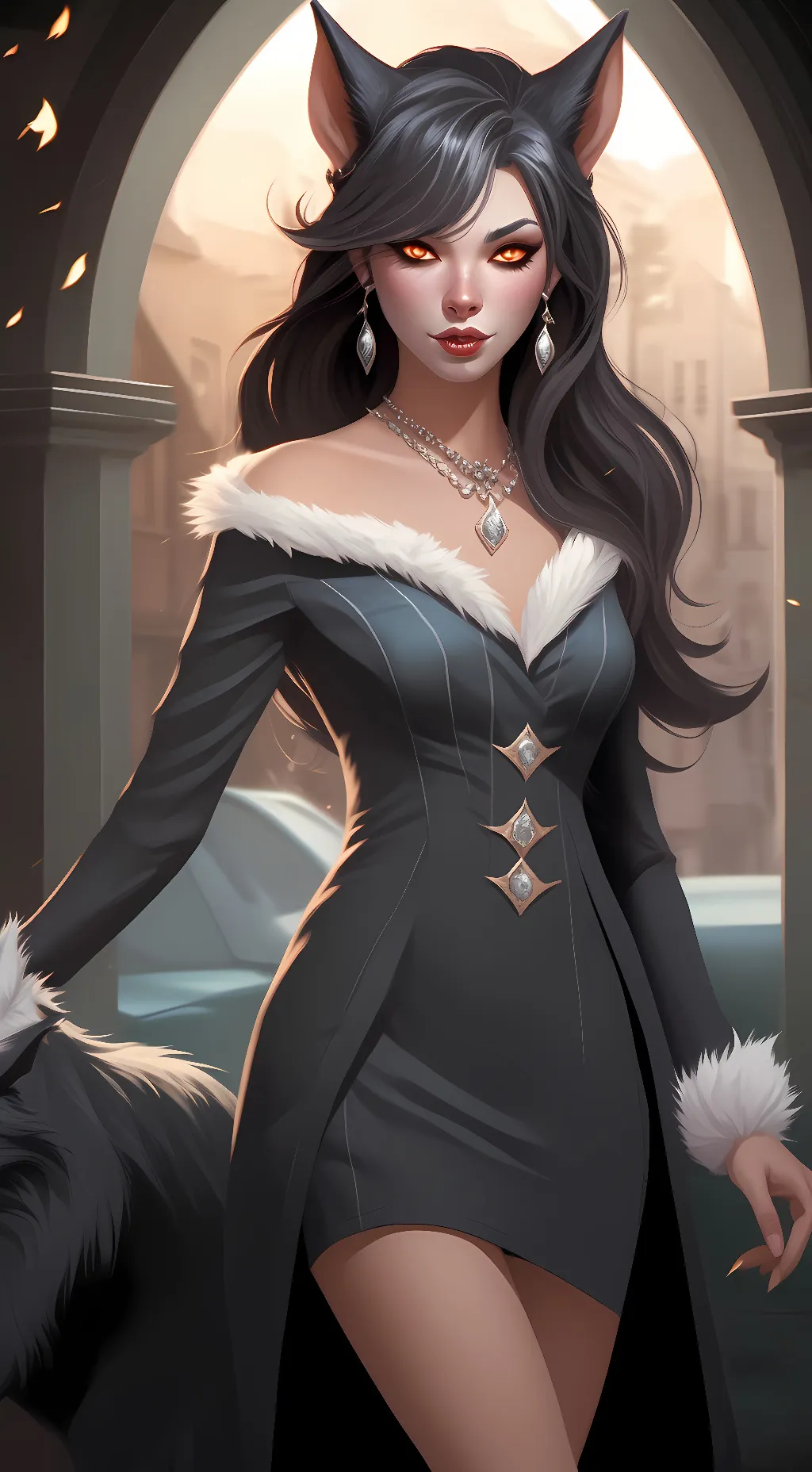 ai character: zevera background