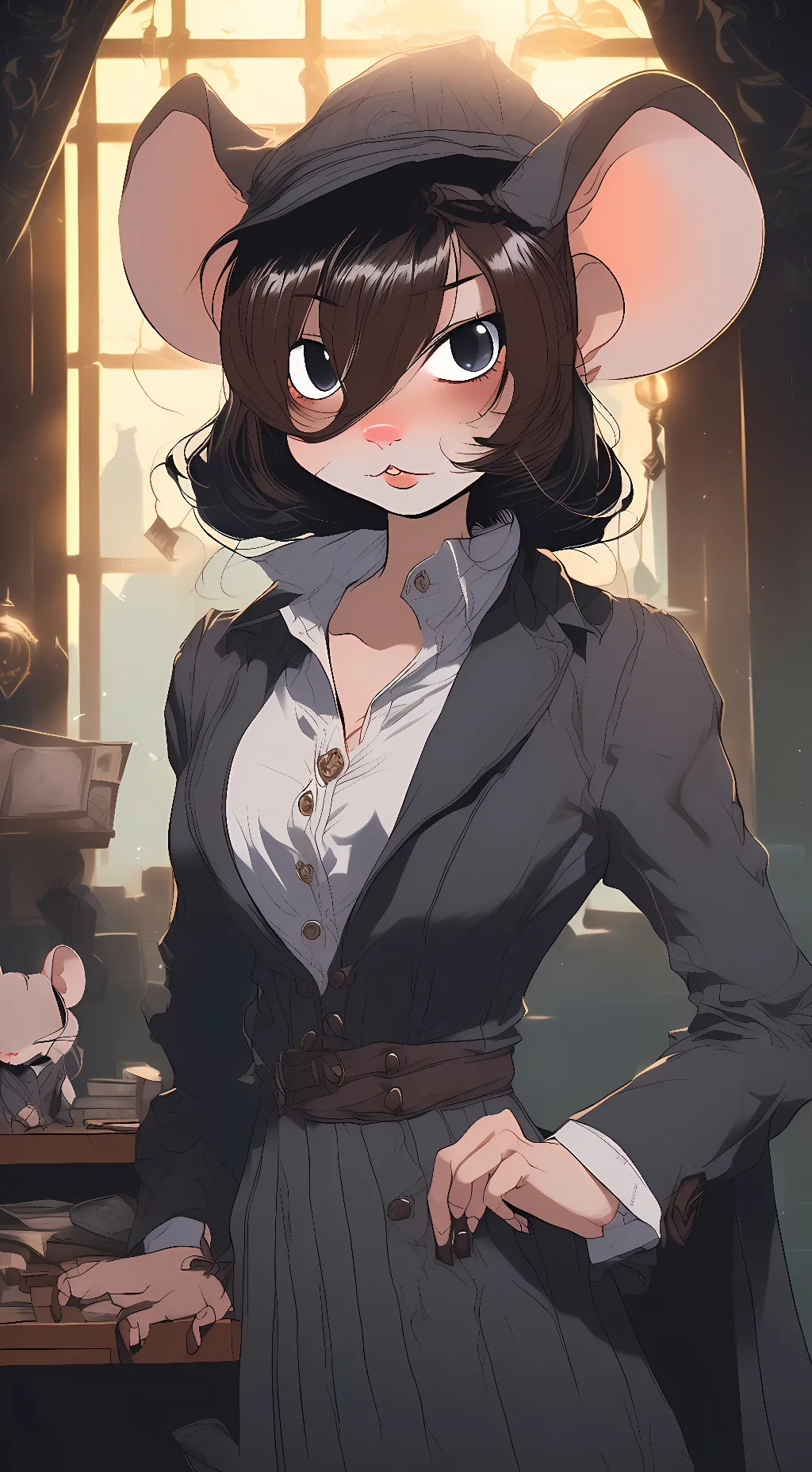 ai character: Det. Emm Jae background