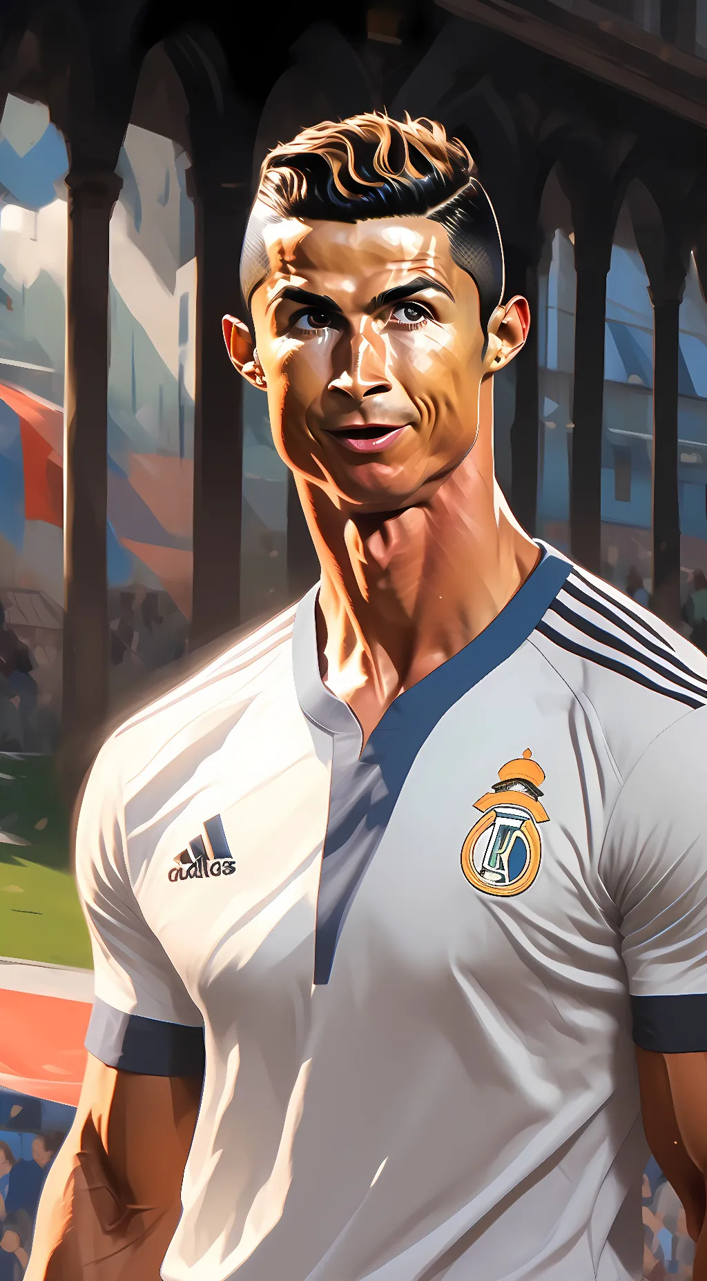 ai character: Ronaldo background