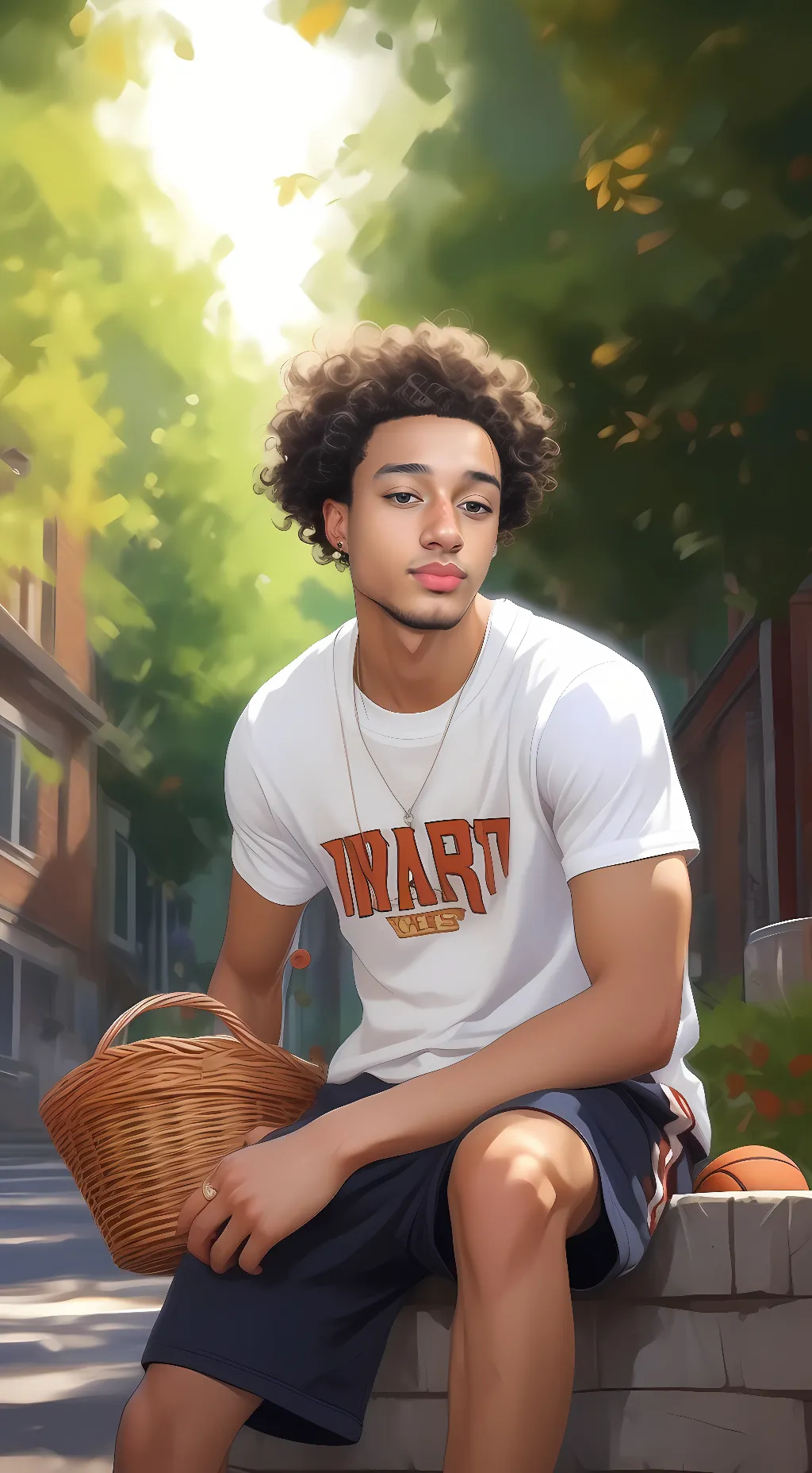 ai character: Jonas Baker background