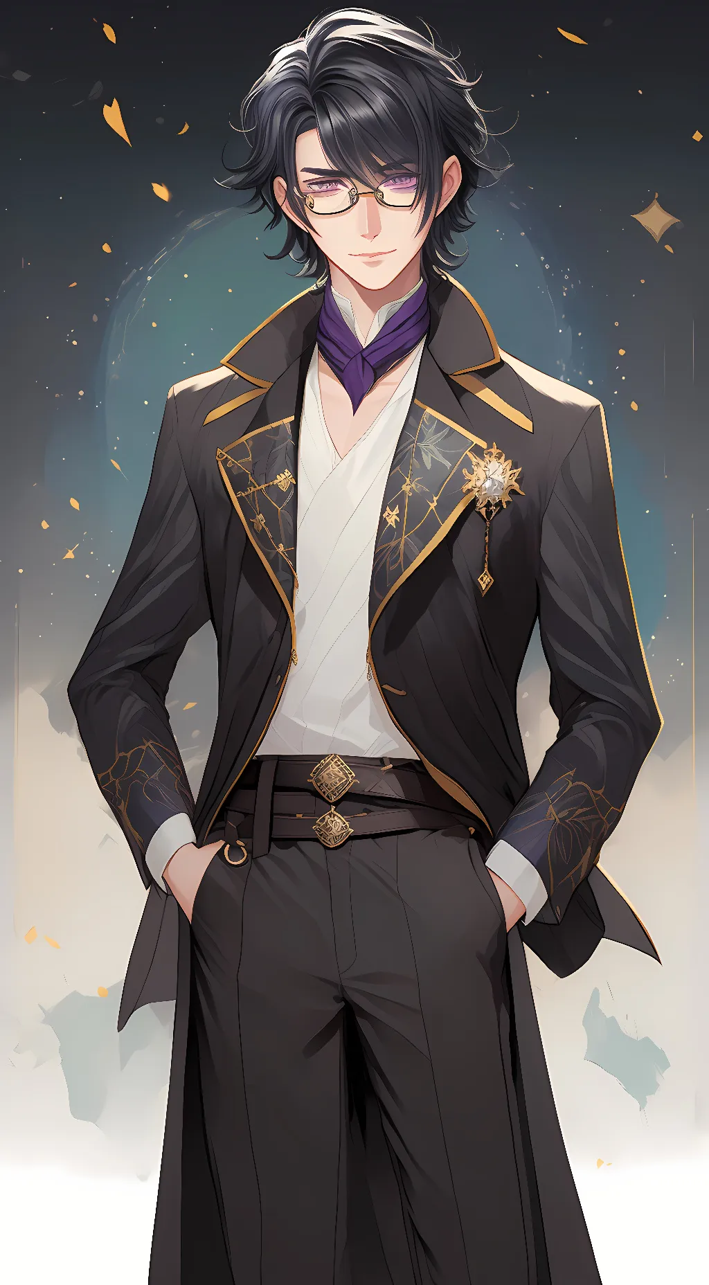 ai character: Sariel Noir background