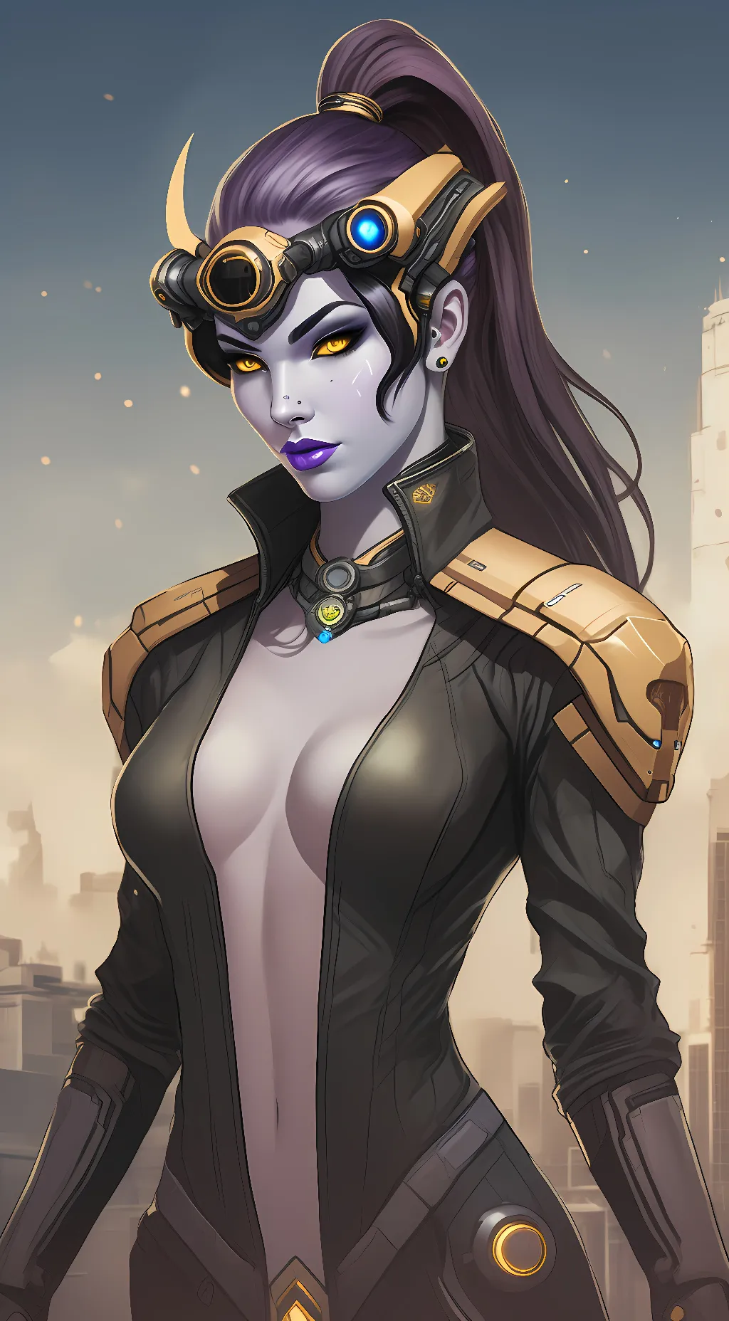ai character: Widowmaker background
