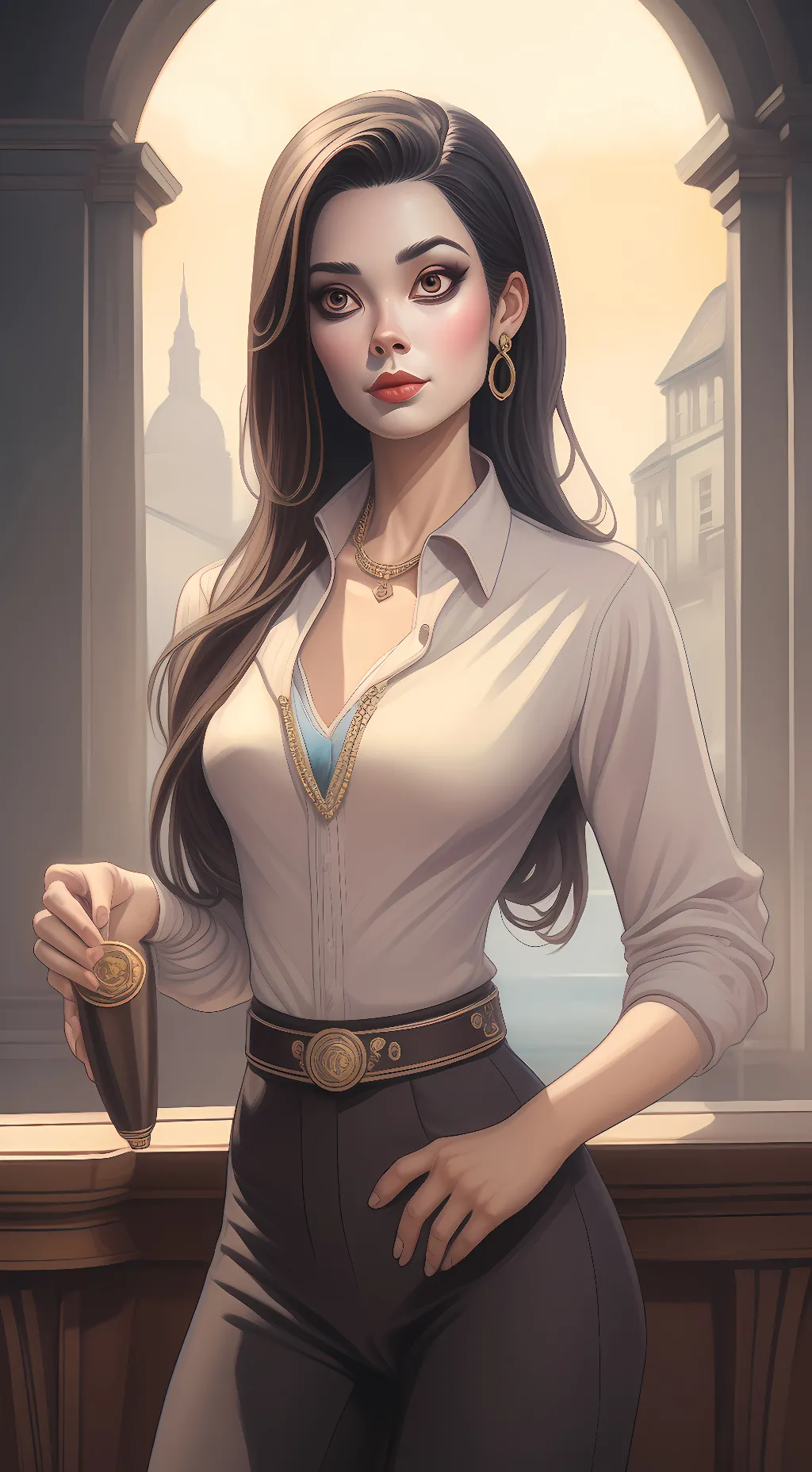 ai character: emma background