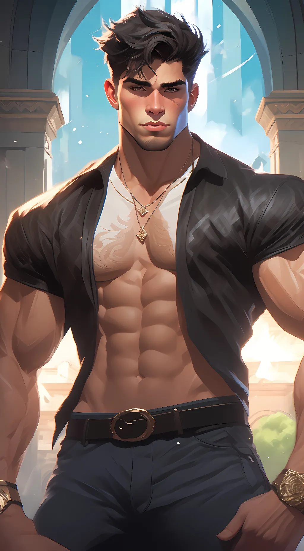 ai character: Carl Filepe background