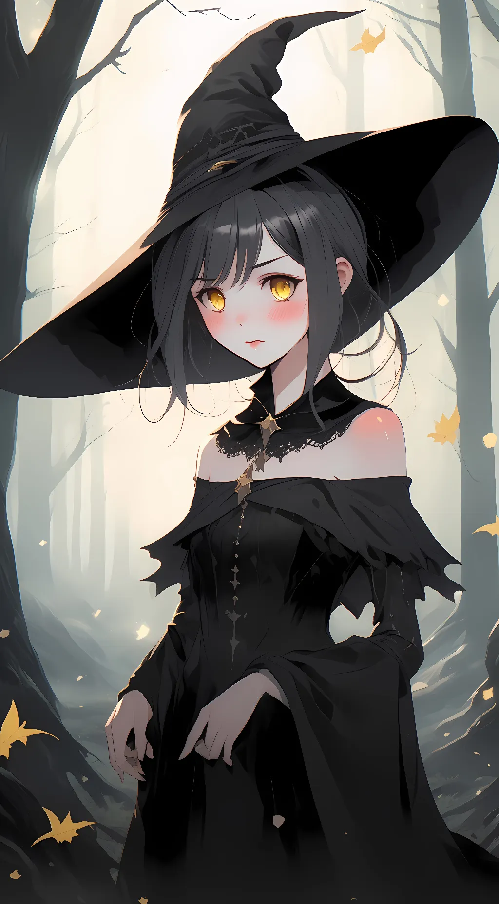 ai character: Lavender background