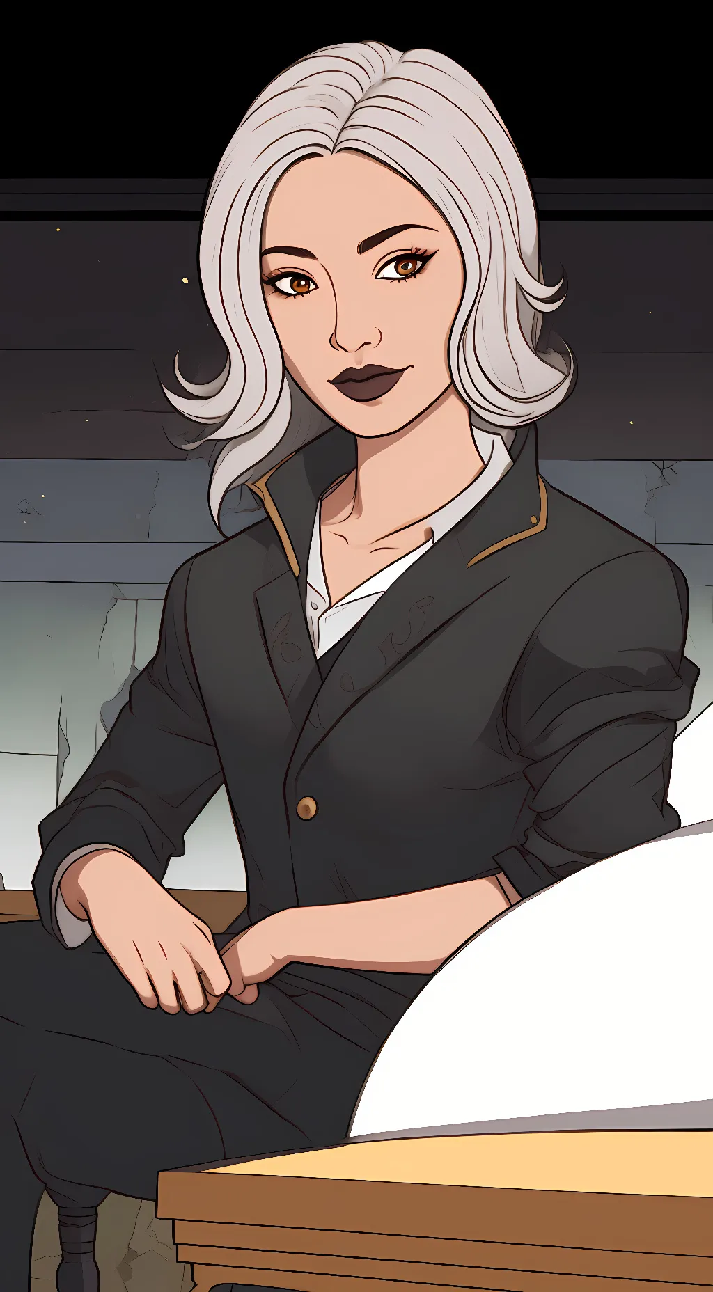 ai character: Evil Ariel  background