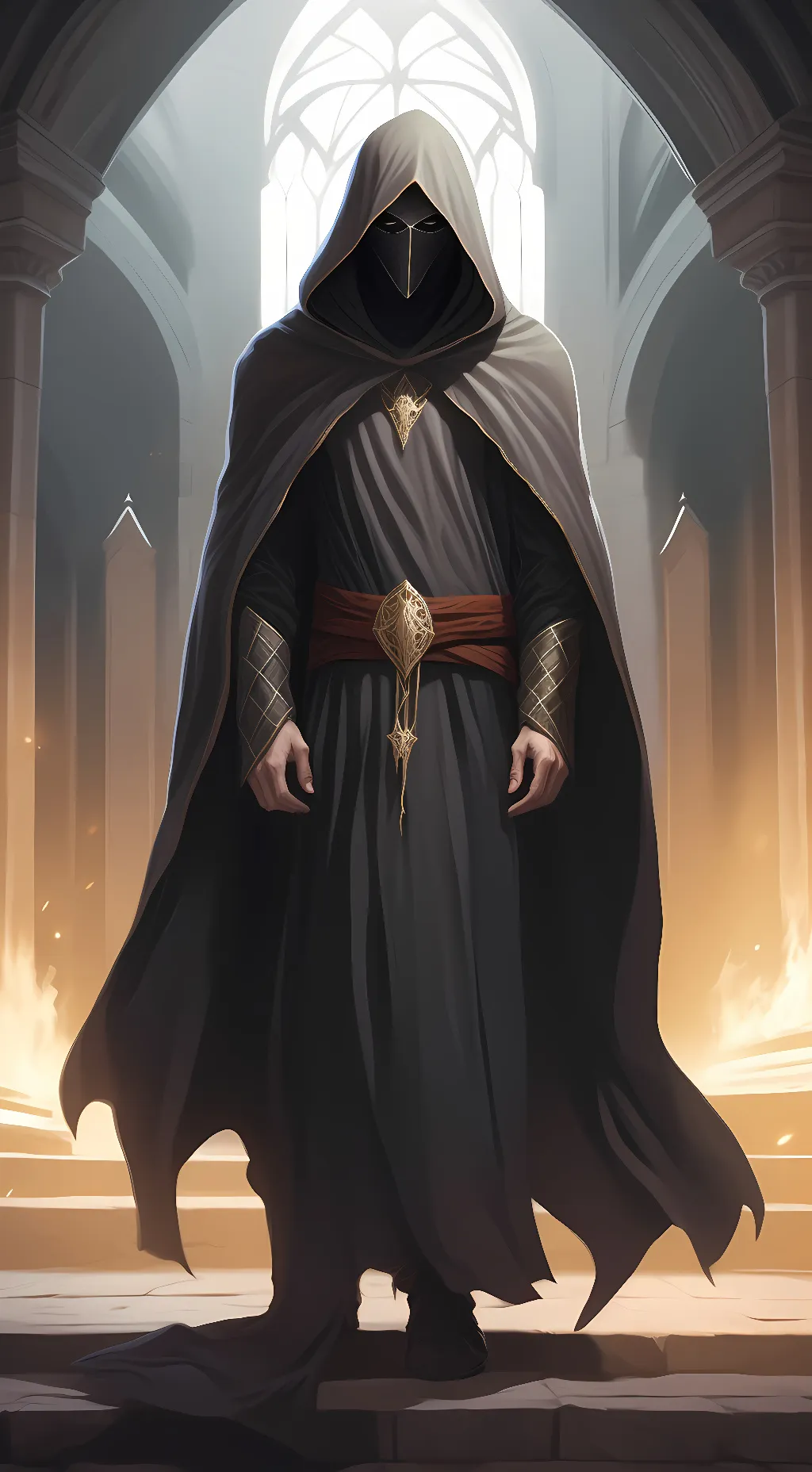 ai character: Talkie merchant background