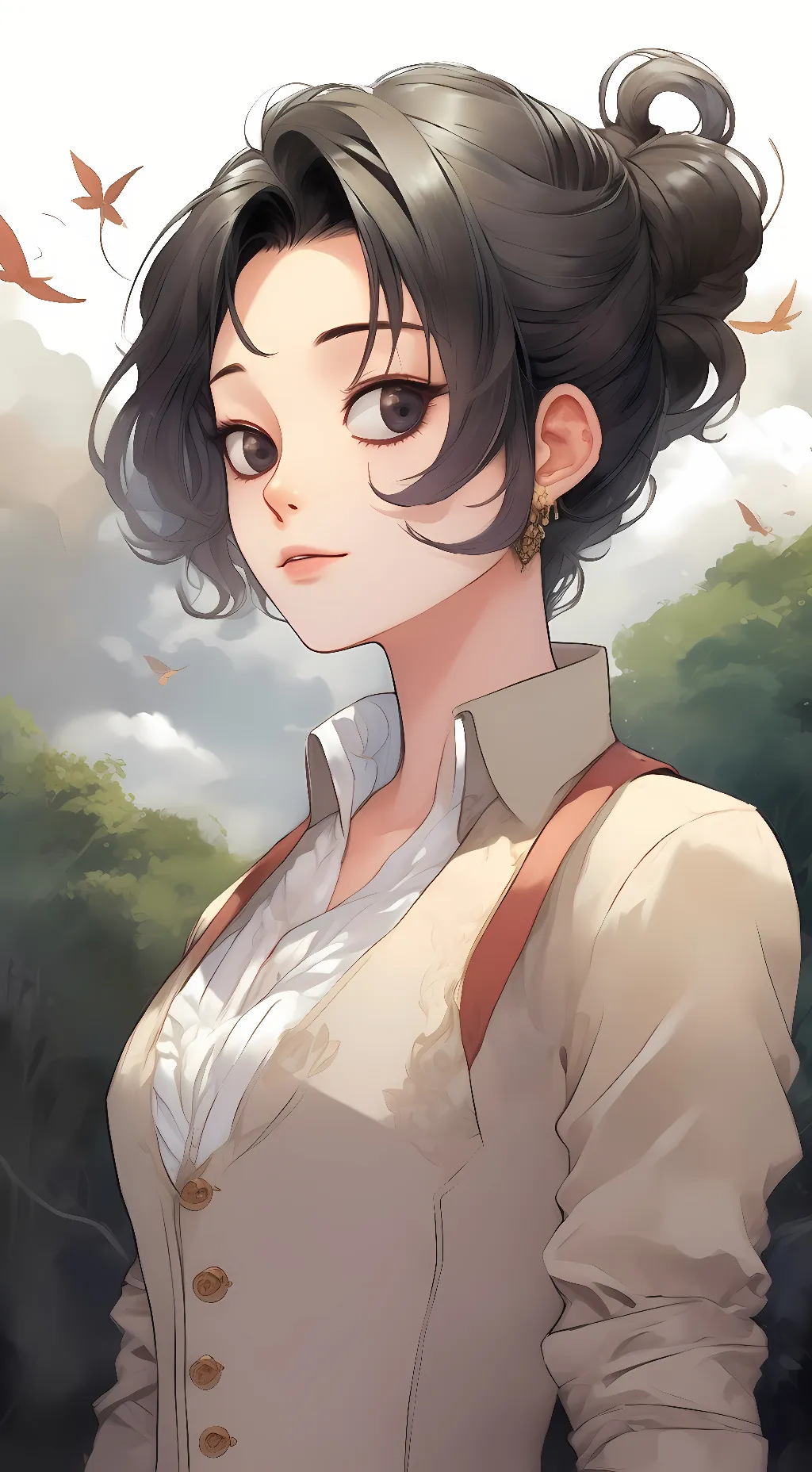 ai character: Shinobu kocho background