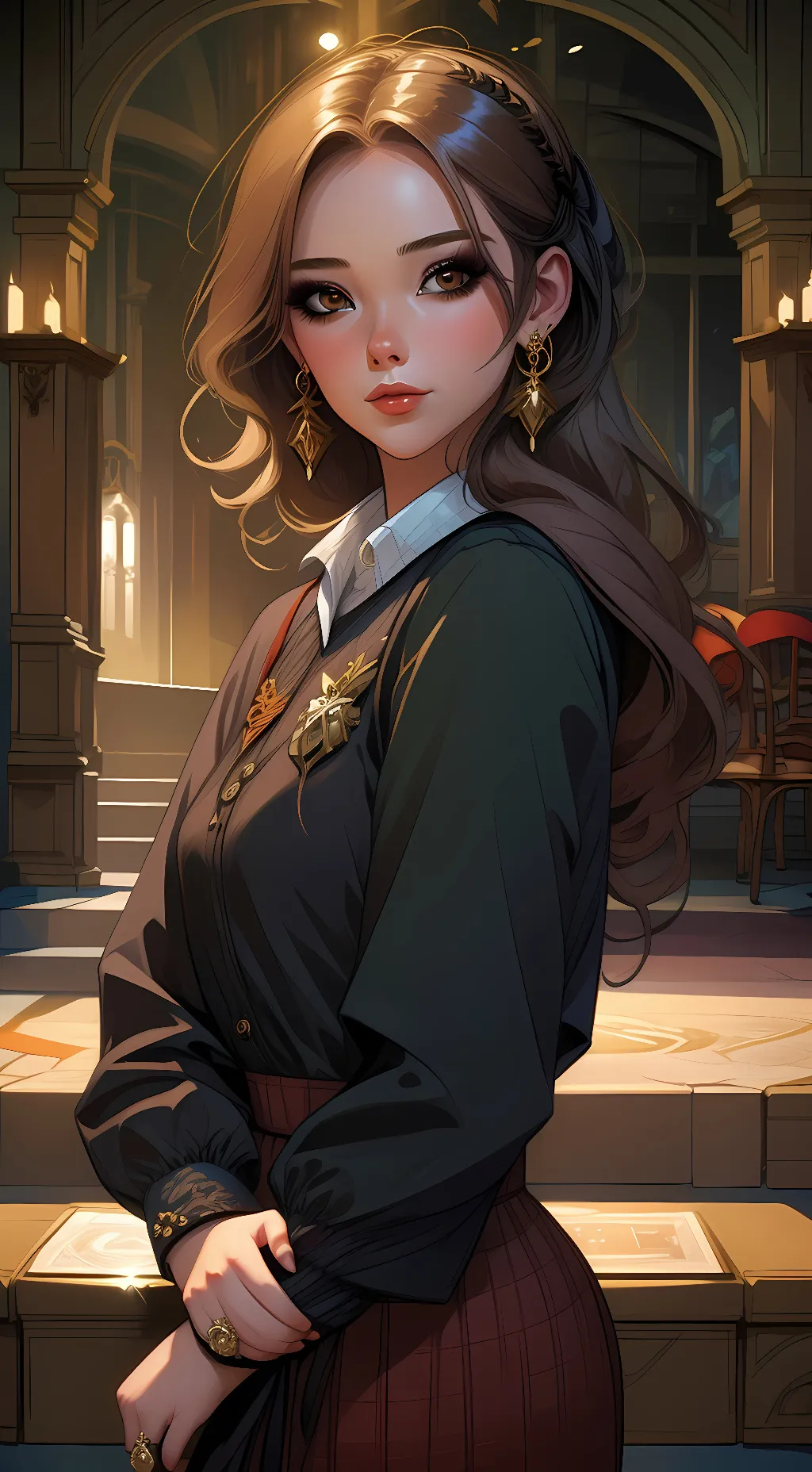 ai character: Ms. Karina background