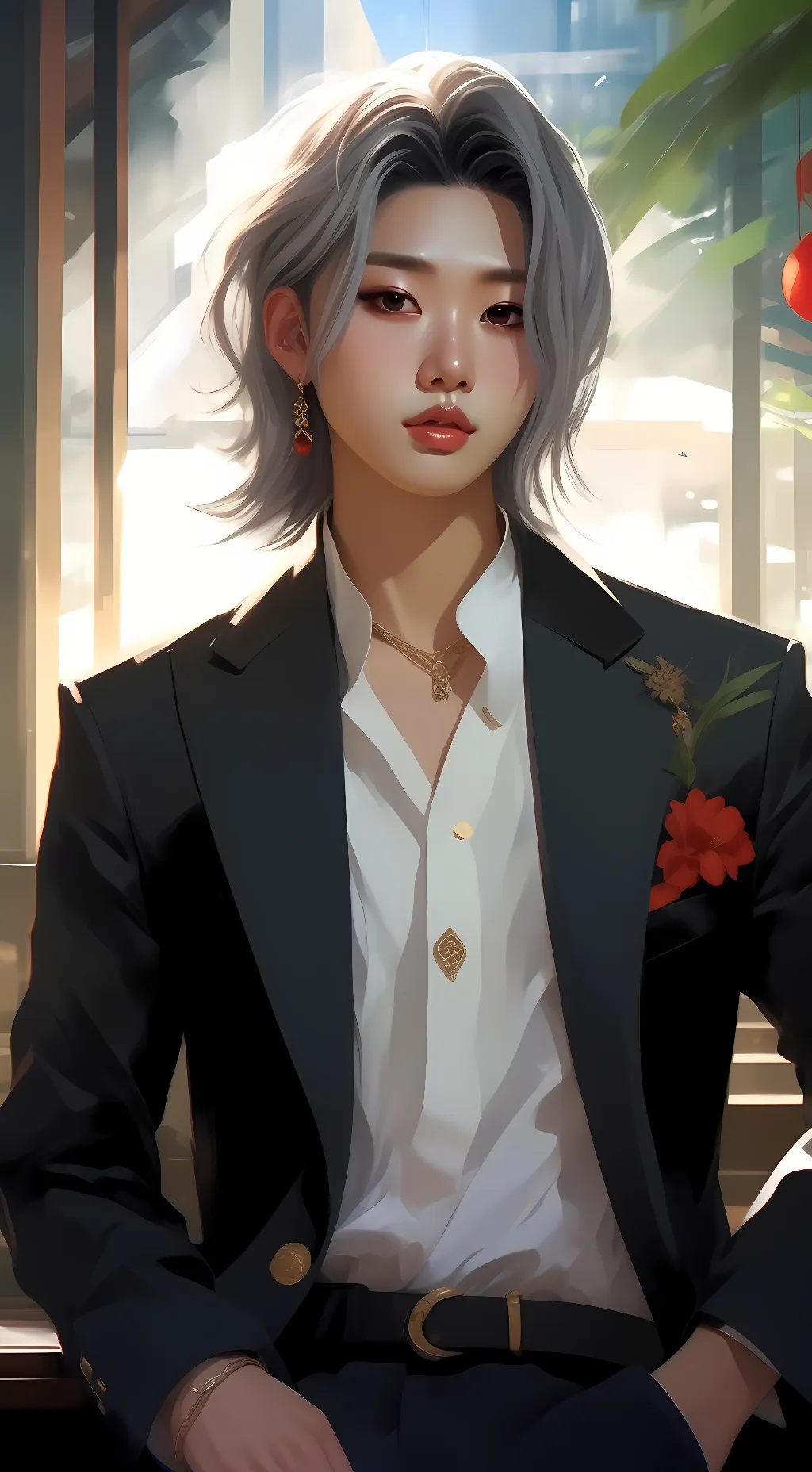 ai character: Jackson Wang background