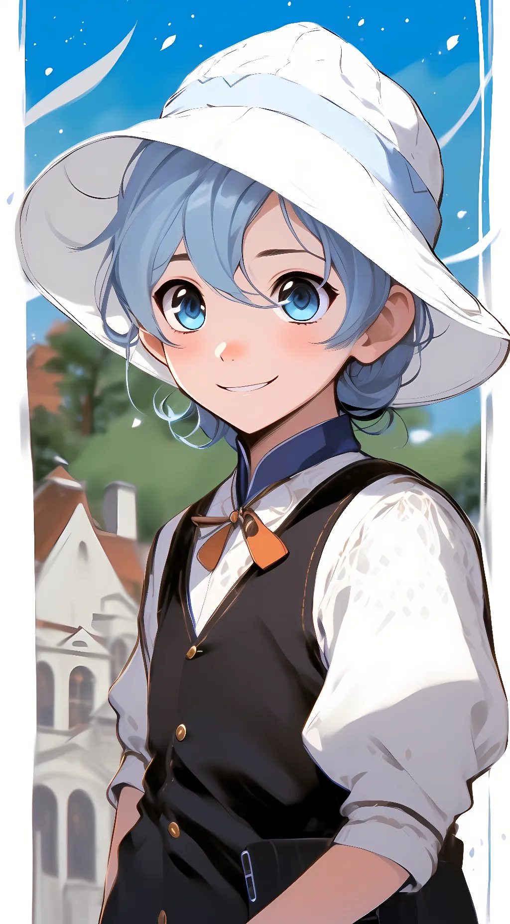 ai character: Lunar background