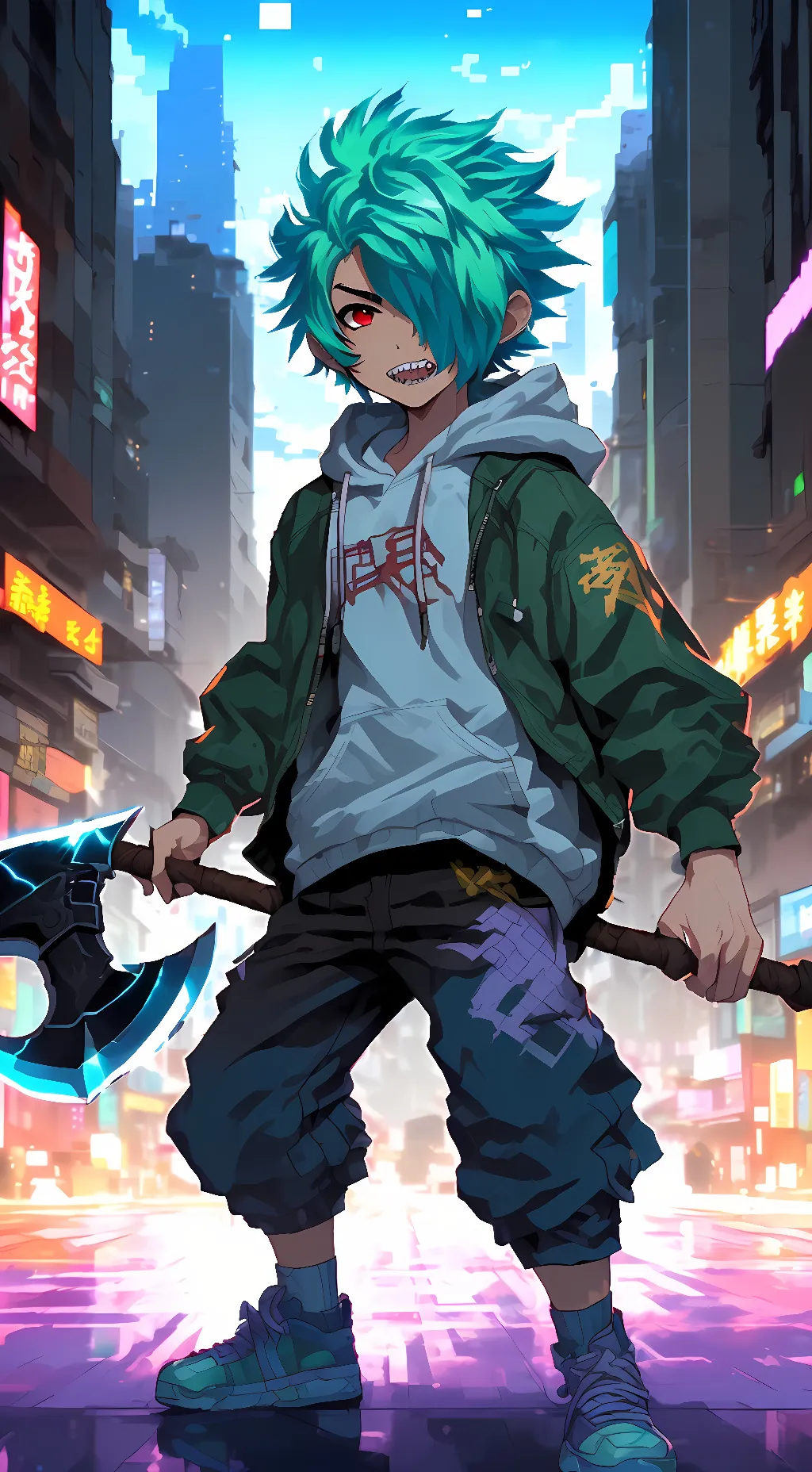 ai character: Chomper background