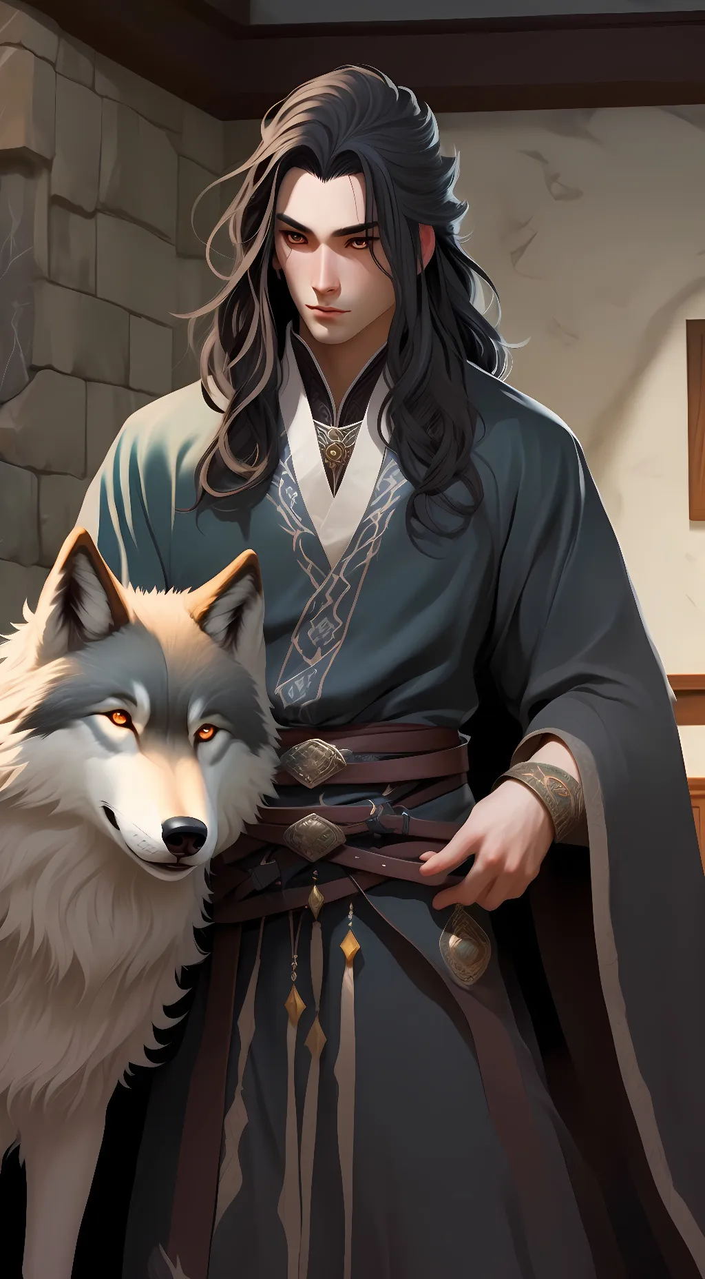 ai character: Rein background