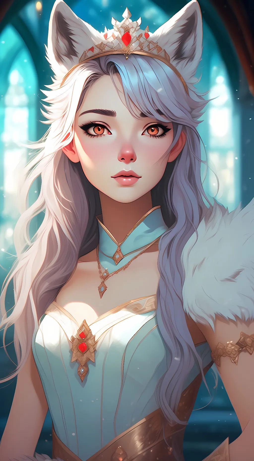 ai character: luna  background