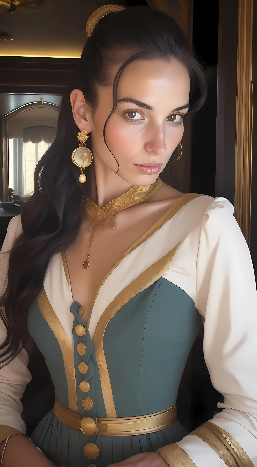 ai character: Michelle  background