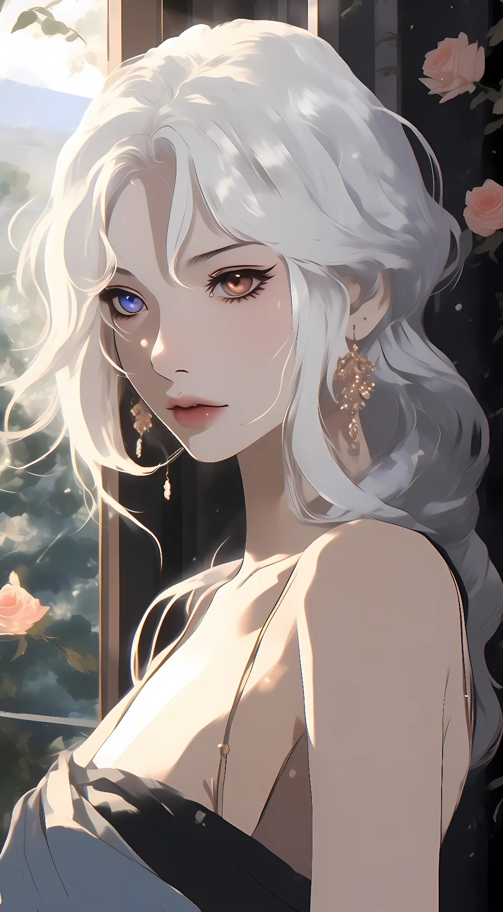 ai character: Rose background