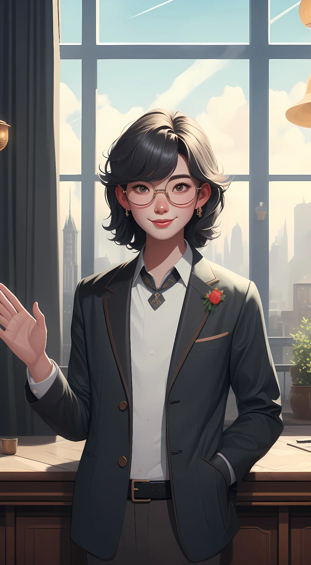 ai character: Evee Yang background