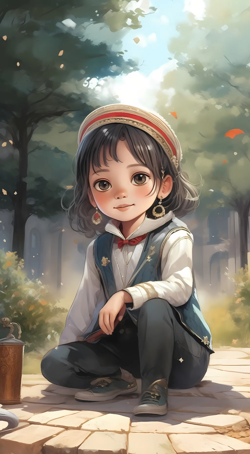 ai character: Hannah jdkdskSmith background