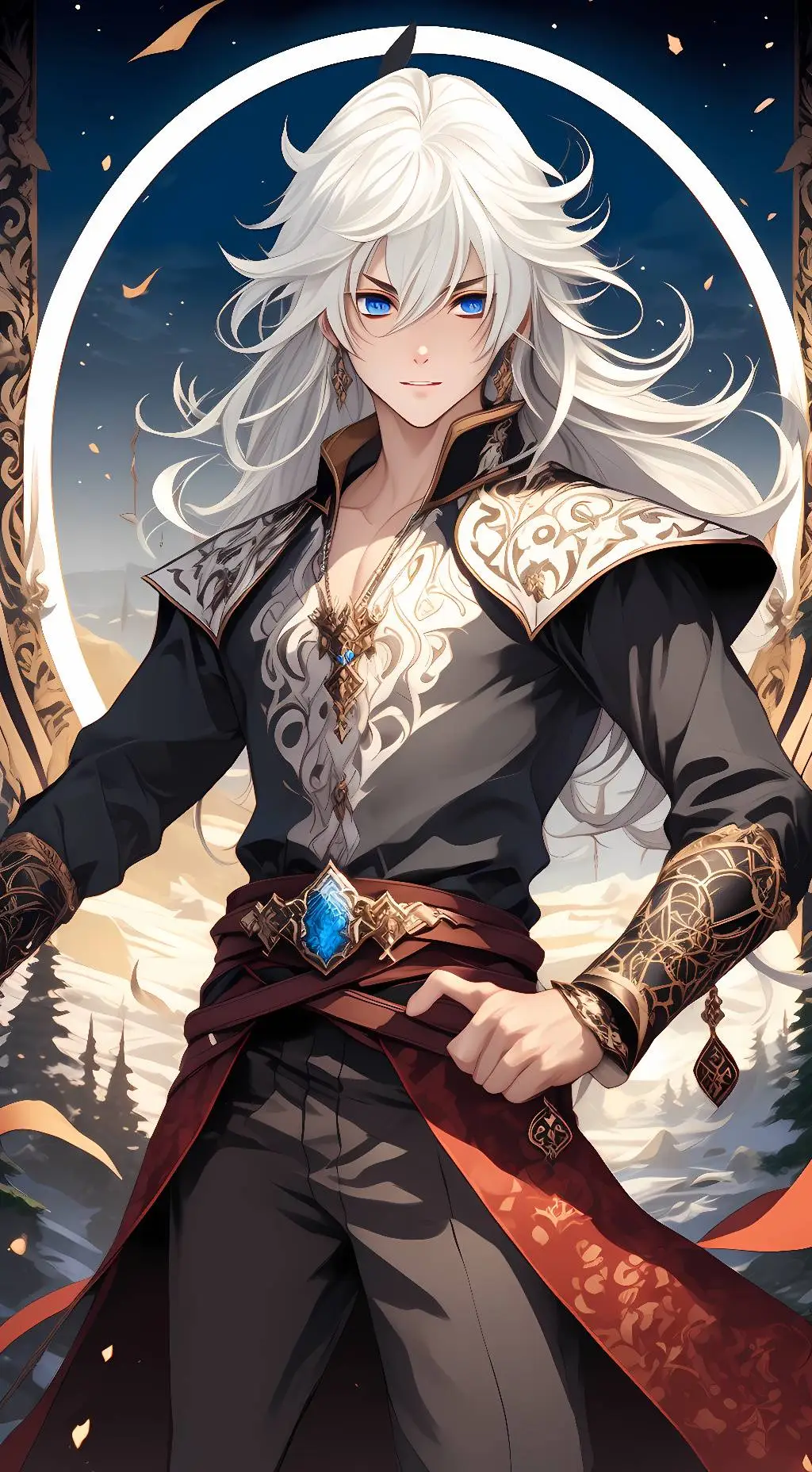 ai character: Dark Schneider background