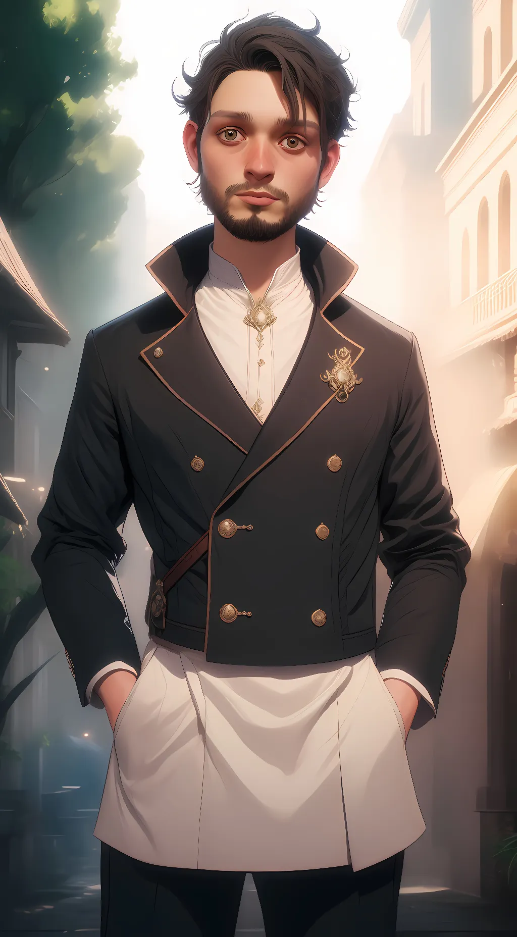 ai character: Sir. Hanz background