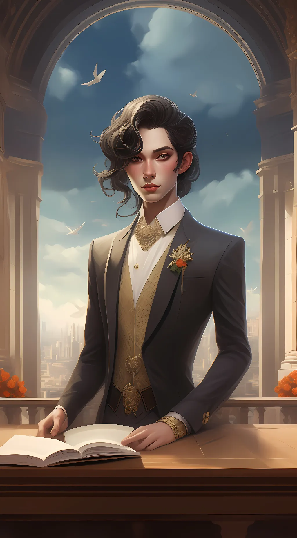 ai character: Jason  background