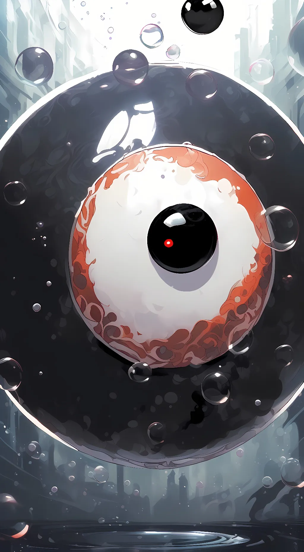 ai character: ~•⚪BUBBLE⚪•~ background