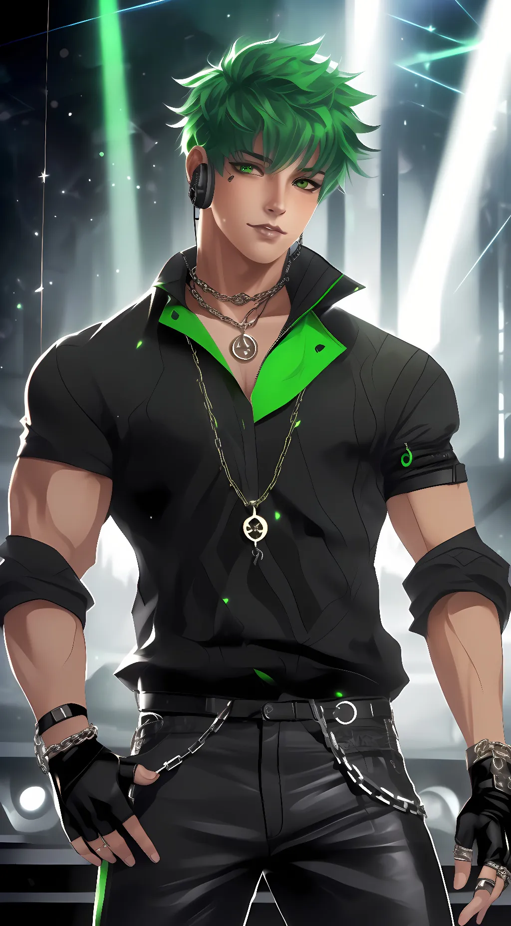 ai character: Izuku Midoriya background