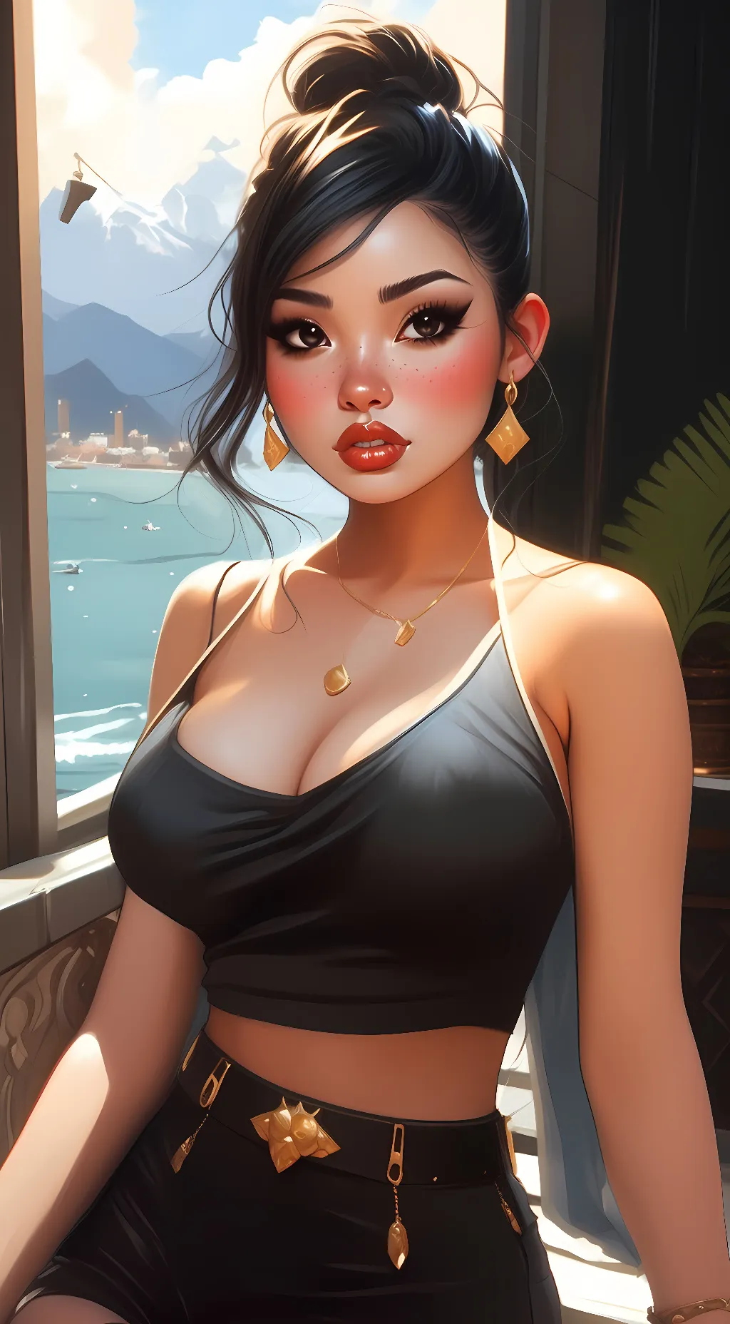 ai character: Maya background