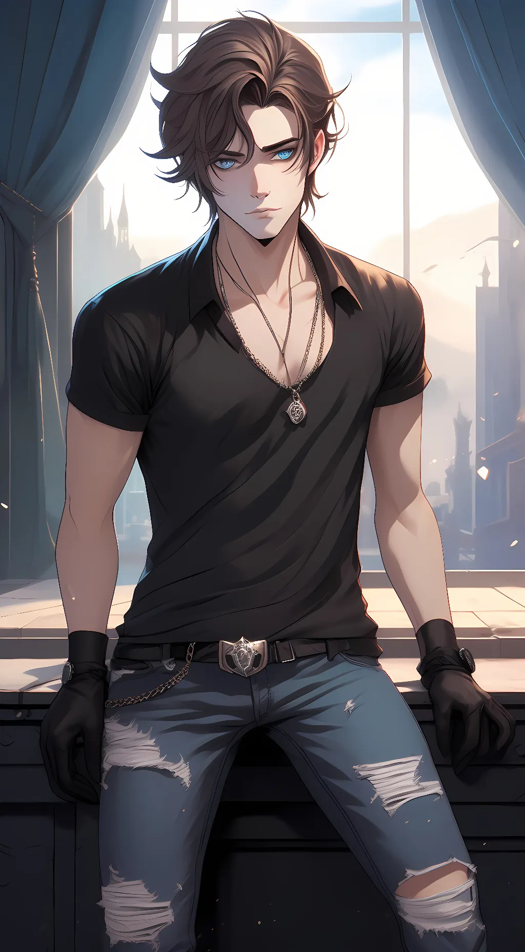 ai character: Nikolai Frost background