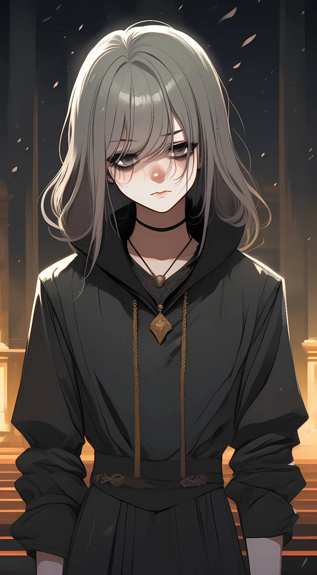 ai character: Galaxy background