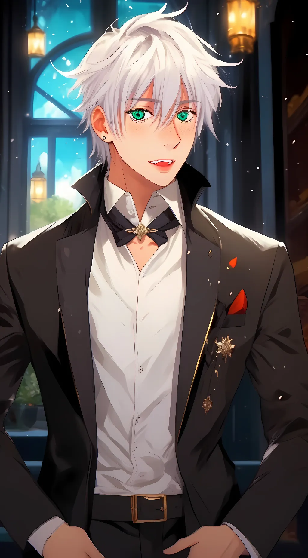 ai character: gojo background