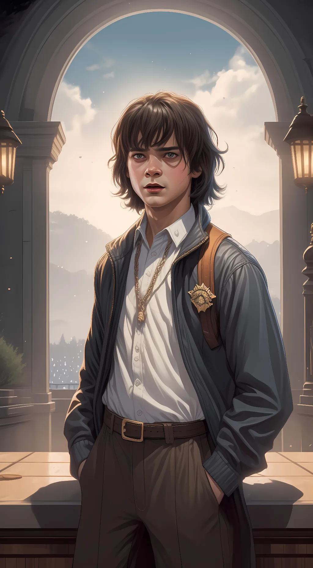 ai character: Jonathan byers background