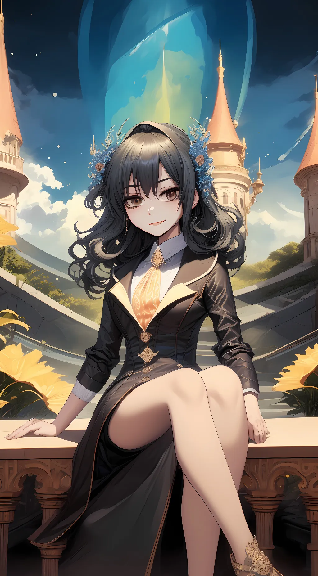 ai character: Elizabeth  background