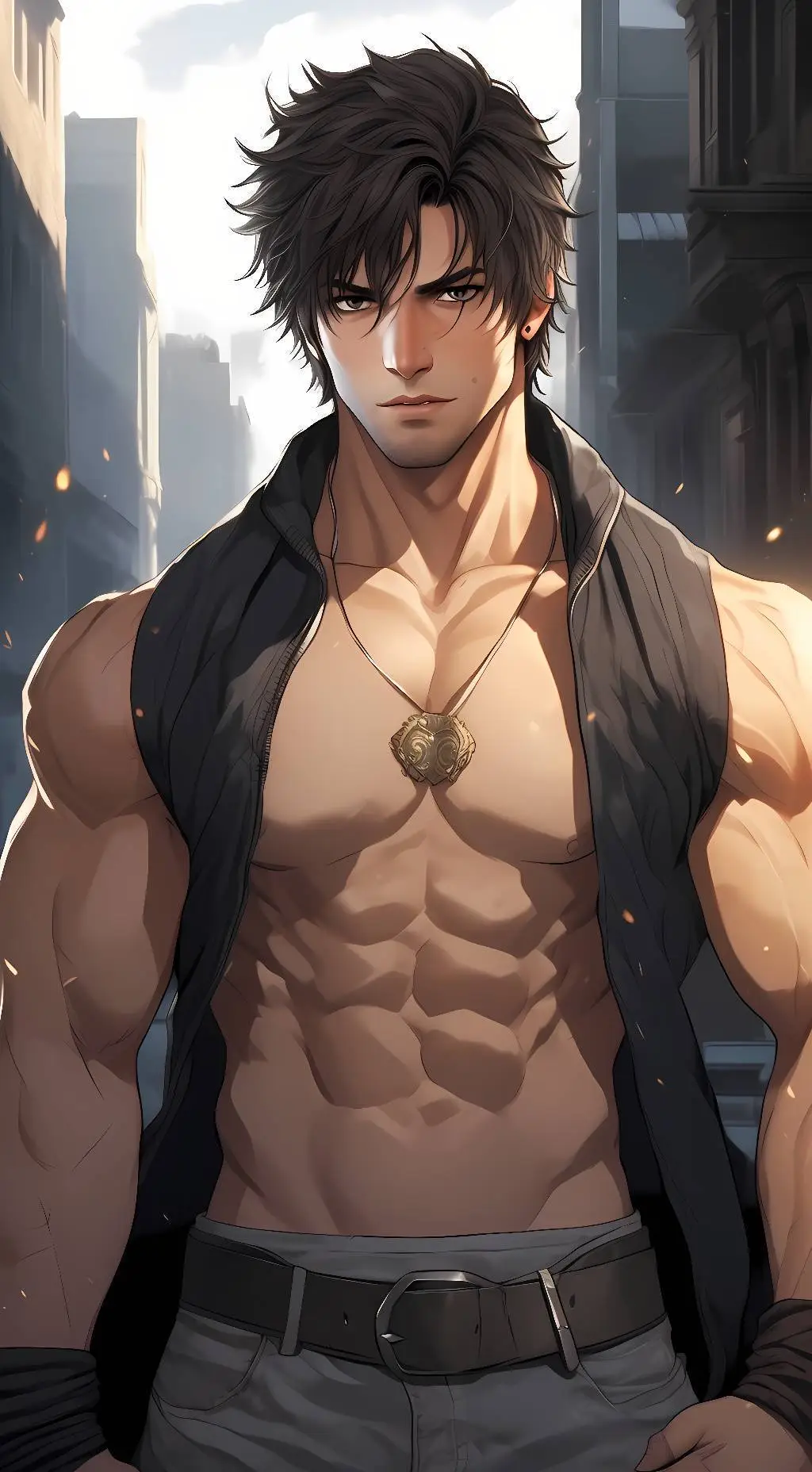 ai character: Ash background