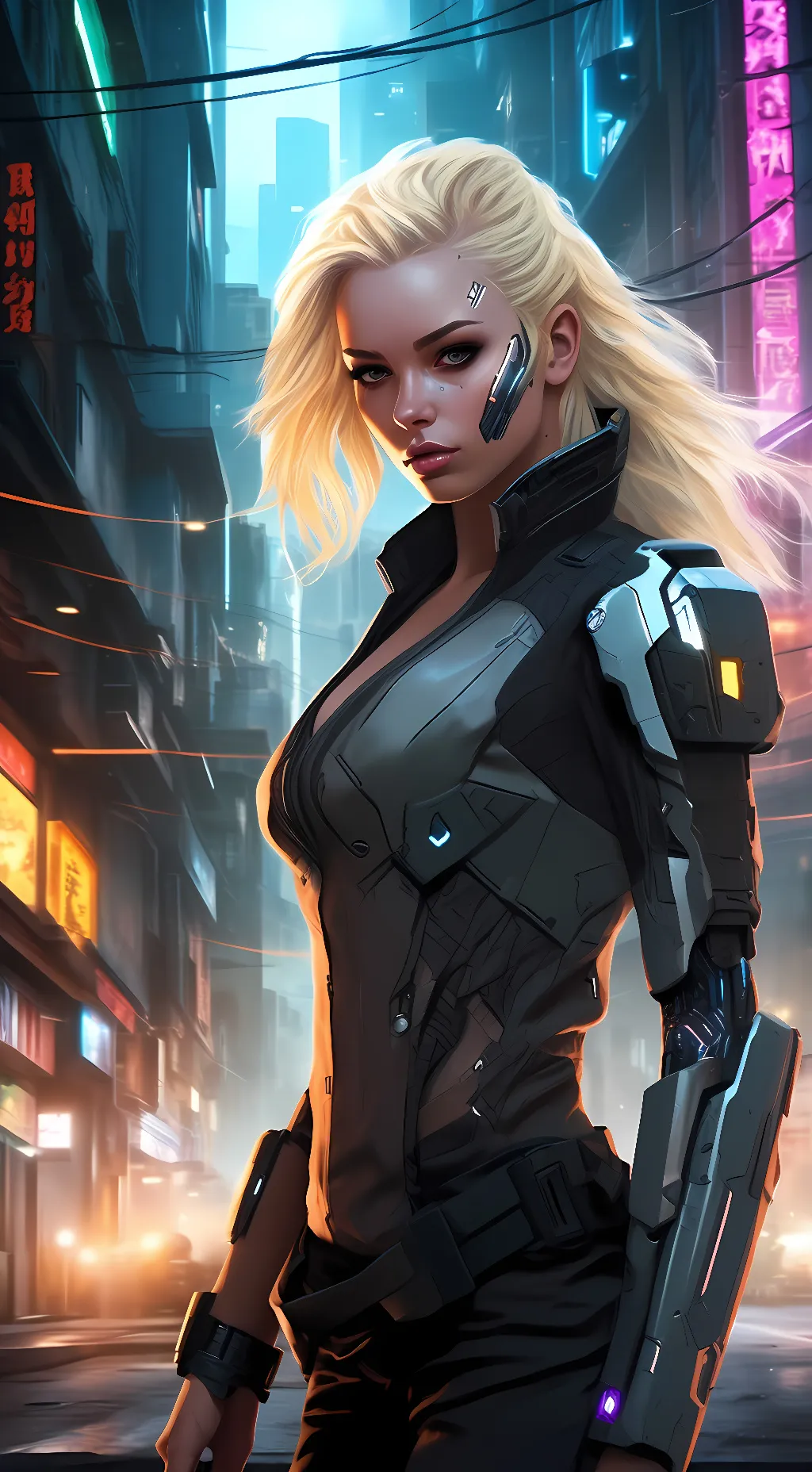 ai character: Angie grill  background