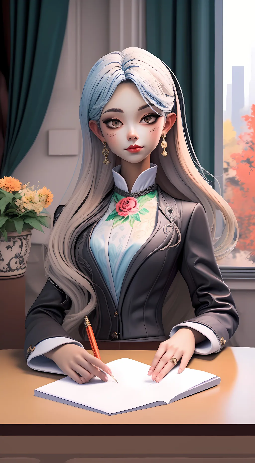 ai character: horia background